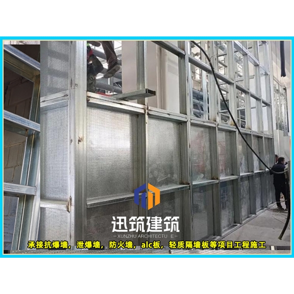 泰安防火抗爆墙 耐火4h 抗爆压力值3mpa